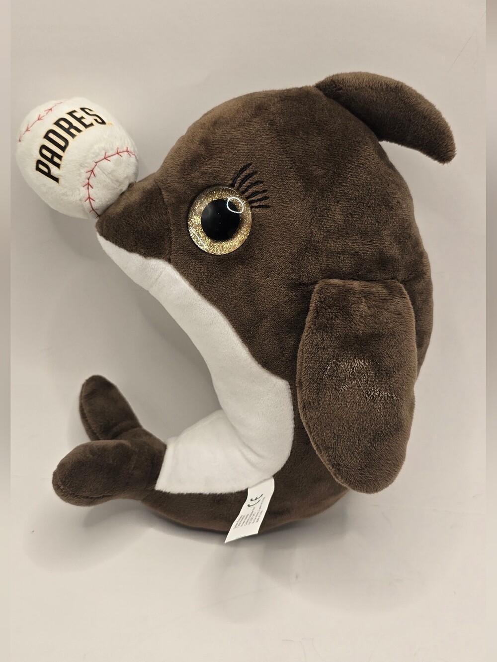 San Diego Padres DolliBu Big Eye Dolphin Stuffed Animal MLB 9.5" Soft fabric